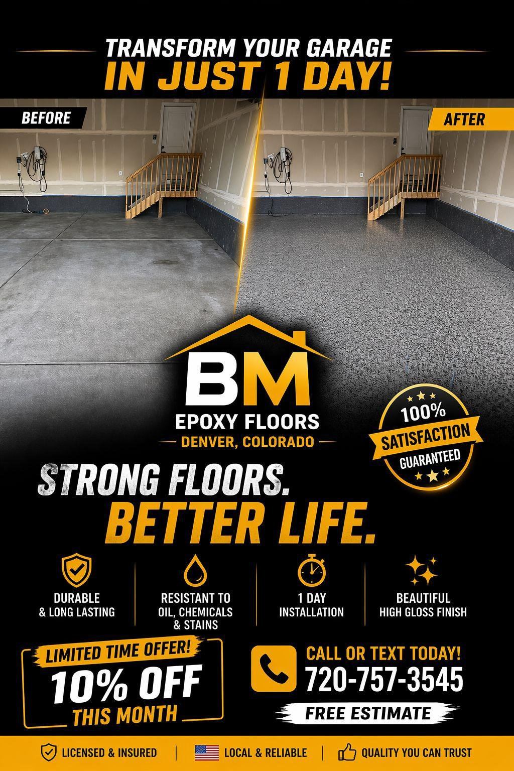 BM Epoxy diamond grinding surface preparation